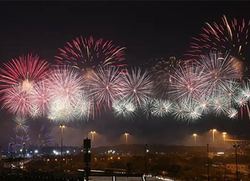 昂仁县焰火晚会